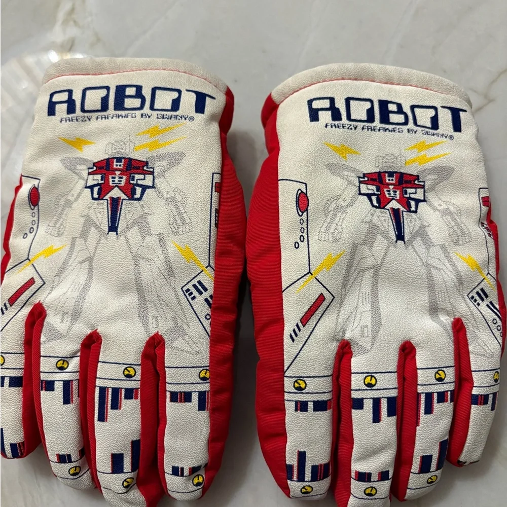 Freezy freakies robot gloves kids small 6-8